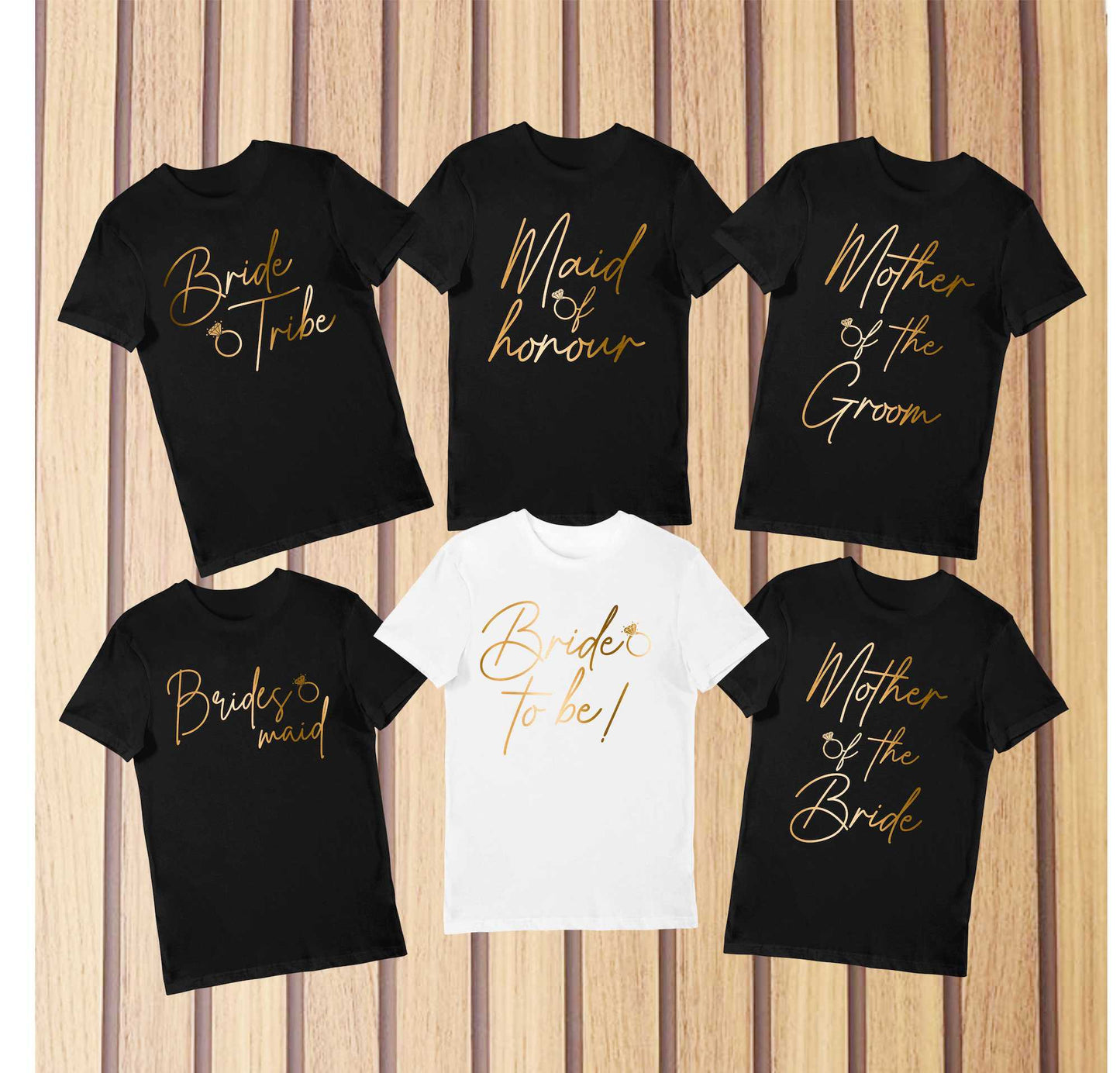 Metallic Hen Party T Shirts