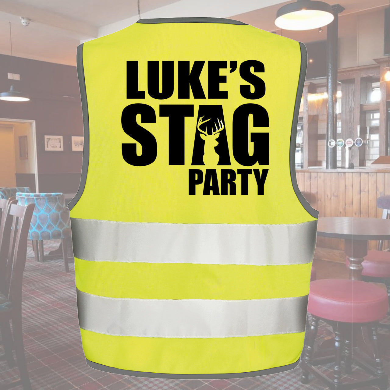 Personalised Stag Party Hi Vis