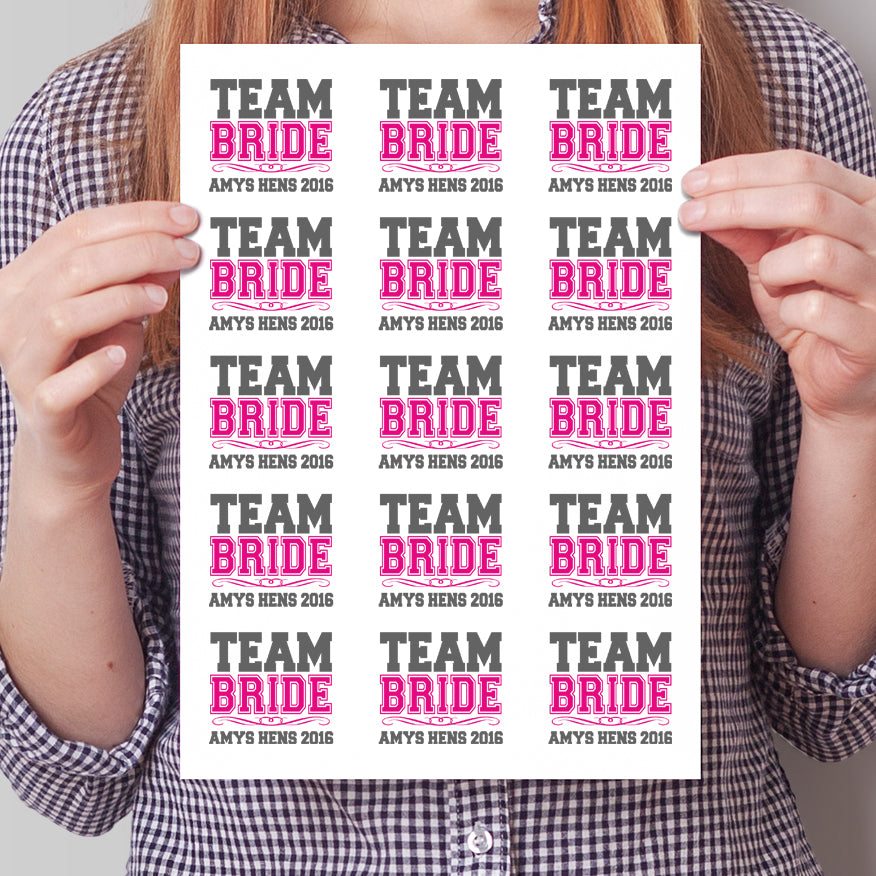Team Bride Tattoos