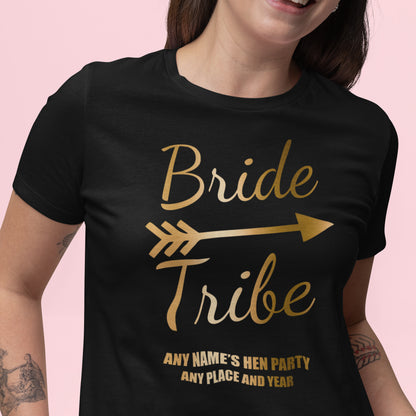 Personalised Metallic Bride Tribe