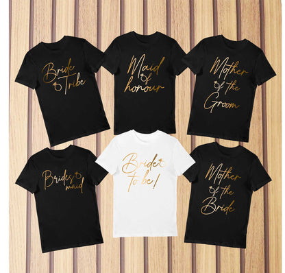 Metallic Hen Party T Shirts